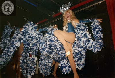 Tony Janne performing in Show Biz Supper Club final show, 1982