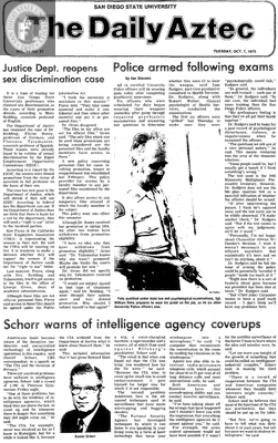 The Daily Aztec: Tuesday 10/07/1975