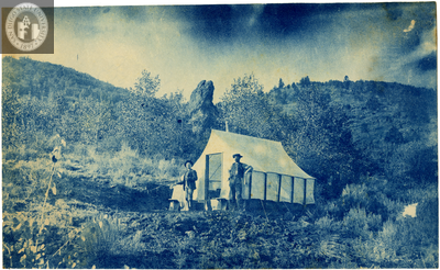 Tent life in the summer, 1886
