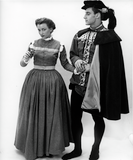 Astrid Willsrud and another actor in Measure for Measure, 1955