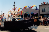 "SOL" Ship of Lesbians float at Pride parade, 1999