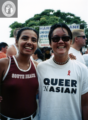 Participants at Pride festival, 1998