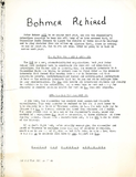 Bohmer Rehired flyer, 1972