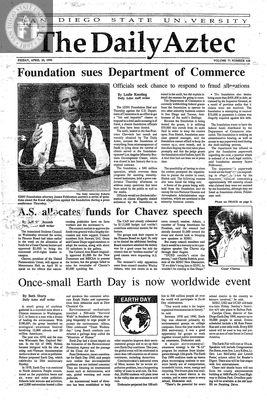 The Daily Aztec: Friday 04/20/1990