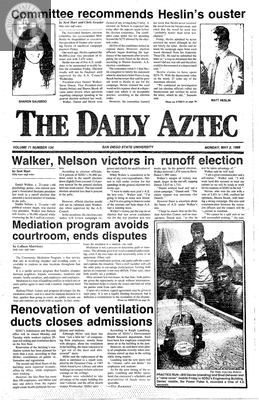 The Daily Aztec: Monday 05/02/1988
