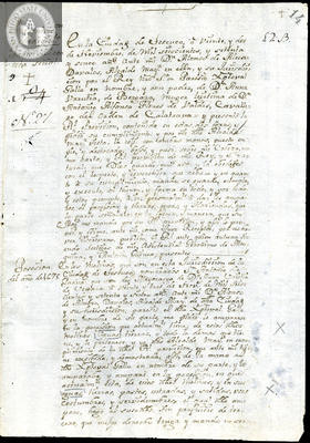 Urrutia de Vergara Papers, page 14, folder 11, volume 2, 1675