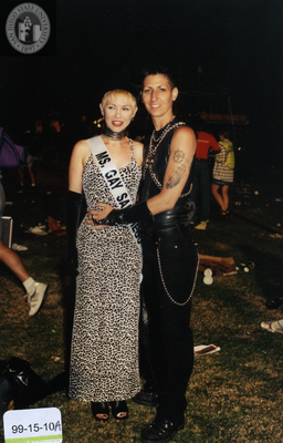 Ms. Gay San Diego at Pride rally, 1999