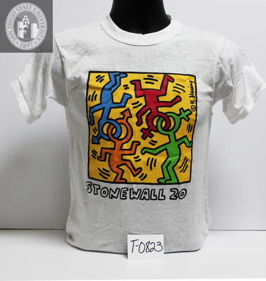 "Stonewall 20," with design by Keith Haring, 1989
