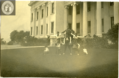 May Day acrobats at San Diego Normal School, 1915