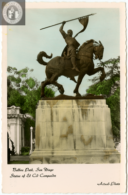 Statue of El Cid Campaedor, Balboa Park