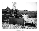 Walls lifted into place at Aztec Center, 1967