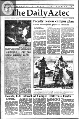 The Daily Aztec: Wednesday 02/14/1990
