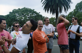John Koehler with group from AIDS Foundation of San Diego, 1991