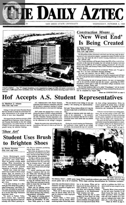 The Daily Aztec: Wednesday 10/05/1988