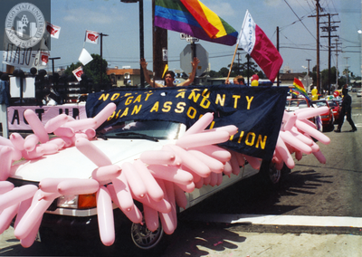 Parade float for North County Gay & Lesbian Association