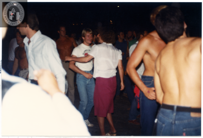 Audience members at Summer Heat at Sports Arena, 1982