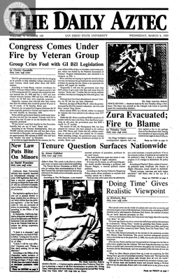 The Daily Aztec: Wednesday 03/08/1989