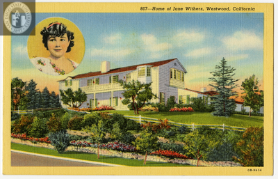 Home of Jane Withers, Westwood, California, 1940