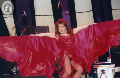 Drag queen performer at Pride Festival, 1999