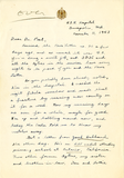 Letter from LaVerne W. Brown, Jr., 1943