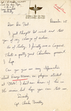 Letter from Charles Patrick Bradley, 1943