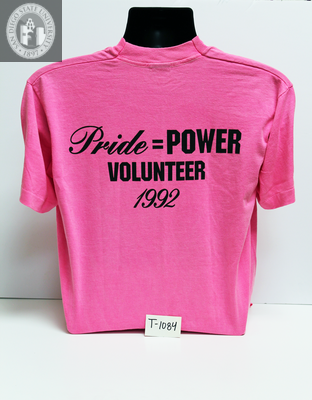 "Pride=Power Volunteer, 1992"