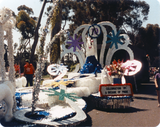 Unoccupied float for "Celebration '84 A Decade of Pride," 1984