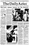 The Daily Aztec: Wednesday 09/20/1989