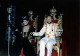 Newly crowned Emperor and Empress XI Craig Morgan and Nicole, 1982