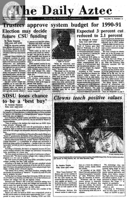 The Daily Aztec: Monday 09/17/1990