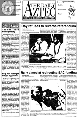 The Daily Aztec: Tuesday 09/10/1991