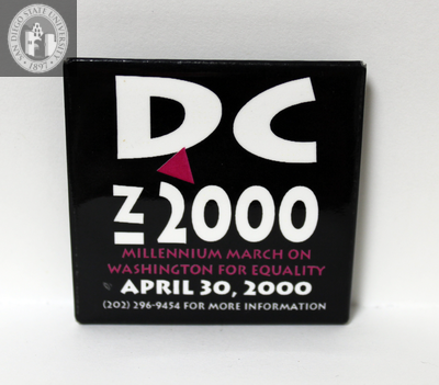 "DC in 2000 millennium March on Washington for equality," 2000 