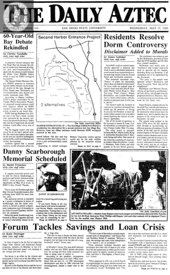 The Daily Aztec: Wednesday 05/17/1989