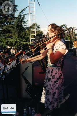 Music performers at Pride Festival, 1999