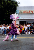 The "Gay Bird" in the Pride parade, 1991
