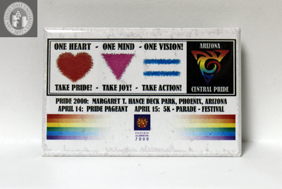 "One heart one mind one vision! Take pride! Take joy! Take action!" 2000