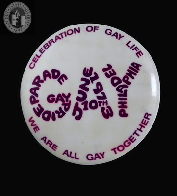 "Celebration of gay life we are all gay together," 1973