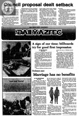 The Daily Aztec: Friday 10/14/1977
