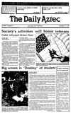 The Daily Aztec: Monday 11/10/1986