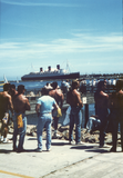 People at Long Beach Bay during Long Beach Gay Pride Festival, 1989