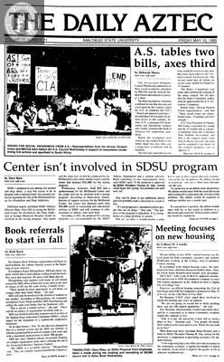 The Daily Aztec: Friday 05/10/1985