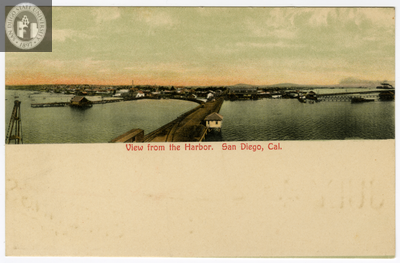 View from Harbor Island toward San Diego