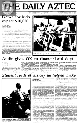 The Daily Aztec: Monday 12/02/1985