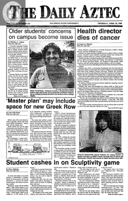 The Daily Aztec: Thursday 04/28/1988
