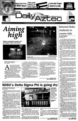 The Daily Aztec: Tuesday 02/08/2000