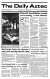 The Daily Aztec: Friday 10/16/1987