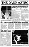 The Daily Aztec: Tuesday 11/20/1984