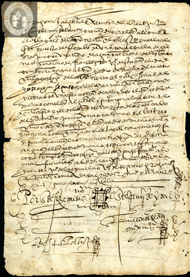 Urrutia de Vergara Papers, back of page 119, folder 8, volume 1