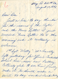 Letter from Archie B. Johnston, 1942