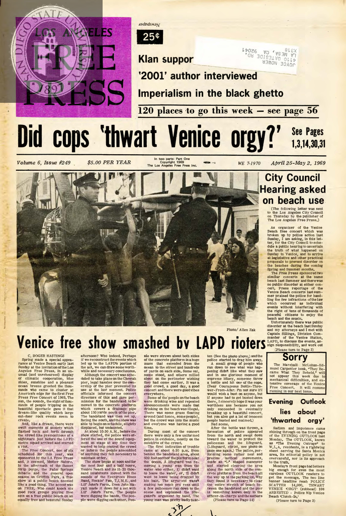 Los Angeles Free Press: 04/25/1969-05/02/1969